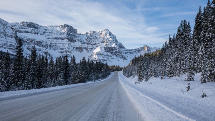 image, winter road, travel