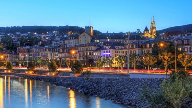 Image: Neuchatel where many travel memories were made