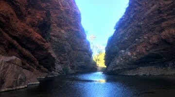 photo, image, simpsons gap, water, the ghan, australia