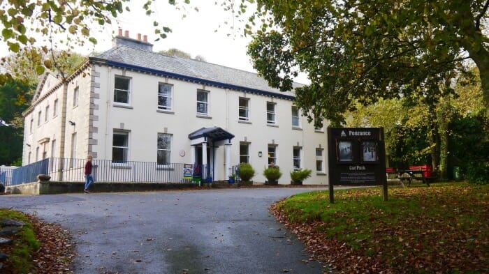 This is the hostel I'm staying at. It's a little farther from town than I'd like but still walkable - though I'm not sure how it will be at night for it's along a country road.