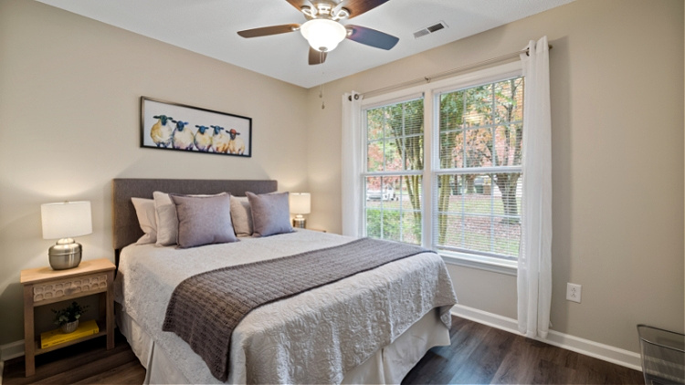 bedroom in a house