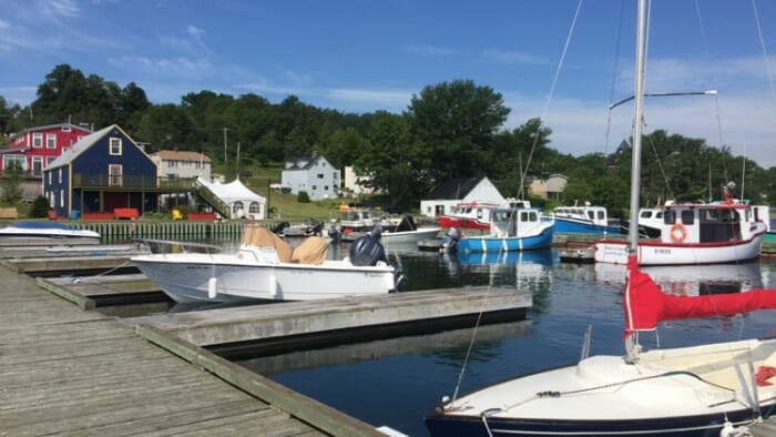 View of Guysburough which is on the mainland. I stayed there before heading onto CapeBreton Island.