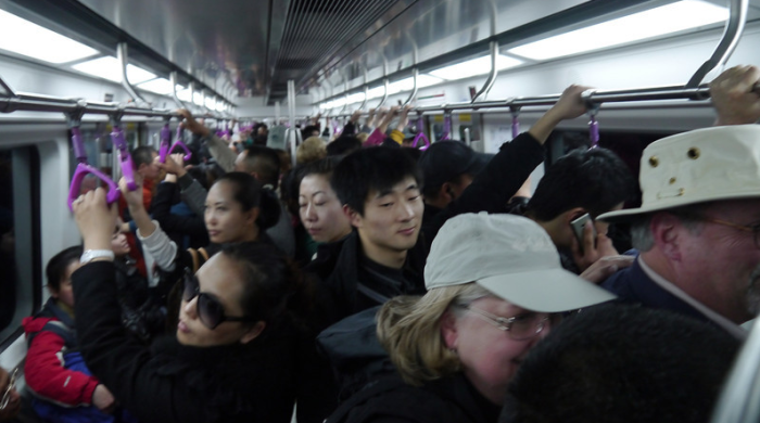 transportation for tourists in China subways, trains, taxis